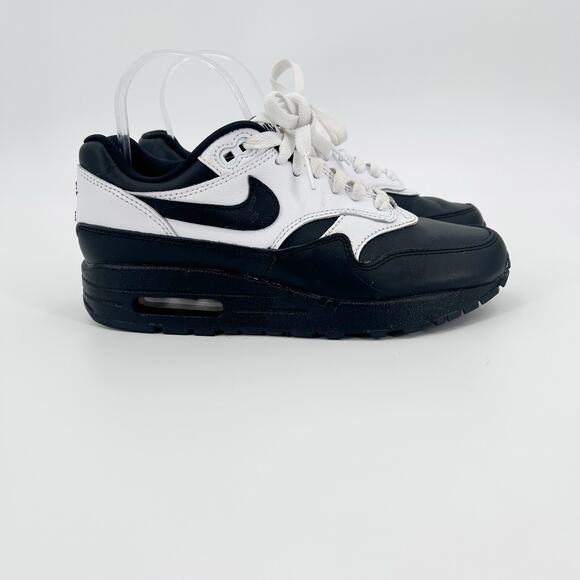 NIKE By You Air Max 1 Premium Sail Dark Obsidian White Black Sneakers Womens 6.5 - Picture 4 of 9